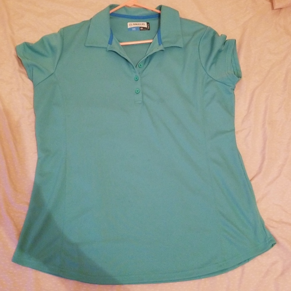 Magellan womens polo Fish gear
